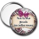 Miroir de poche - pour la plus géniale des belles soeurs