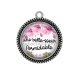 Pendentif Cabochon Argent - une belle soeur formidable