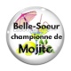 Cabochon Verre - belle soeur championne de mojito