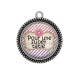 Pendentif Cabochon Argent - pour une super tatie