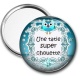 Miroir de poche - une tatie super chouette