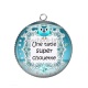 Pendentif Cabochon Argent - une tatie super chouette