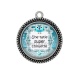 Pendentif Cabochon Argent - une tatie super chouette