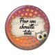 Cabochon Résine - pour une chouette tatie