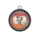 Pendentif Cabochon Argent - pour une chouette tatie