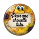 Cabochon Résine - pour une chouette tata