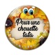 Cabochon Verre - pour une chouette tata