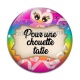 Cabochon Verre - pour une chouette tatie