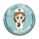 Cabochon Verre - la plus chouette des infirmières