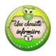 Cabochon Résine - une chouette infirmière