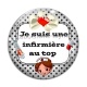 Cabochon Verre - je suis une infirmière au top