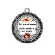 Pendentif Cabochon Argent - je suis une infirmière au top