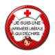 Cabochon Résine - je suis une infirmière libérale qui déchire