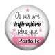 Cabochon Résine - je suis une infirmière plus que parfaite