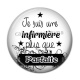 Cabochon Résine - je suis une infirmière plus que parfaite
