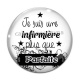 Cabochon Verre - je suis une infirmière plus que parfaite
