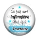 Cabochon Résine - je suis une infirmière plus que parfaite