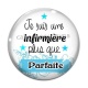 Cabochon Verre - je suis une infirmière plus que parfaite