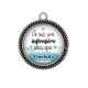Pendentif Cabochon Argent - je suis une infirmière plus que parfaite