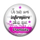 Cabochon Résine - je suis une infirmière plus que parfaite
