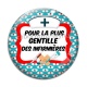 Cabochon Verre - pour la plus gentille des infirmières