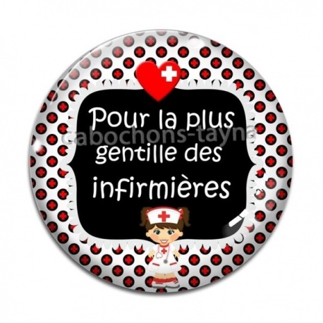 Cabochon Verre - pour la plus gentilles des infirmières