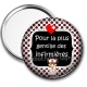 Miroir de poche - pour la plus gentilles des infirmières