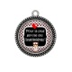 Pendentif Cabochon Argent - pour la plus gentilles des infirmières