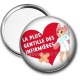 Miroir de poche - la plus gentille des infirmières
