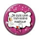 Cabochon Résine - une infirmière magique