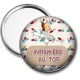 Miroir de poche - infirmière au top