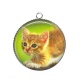 Pendentif Cabochon Argent - chaton