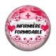 Cabochon Résine - infirmière formidable