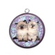 Pendentif Cabochon Argent - chaton