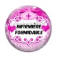 Cabochon Verre - infirmière formidable