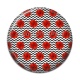 Cabochon Résine - coquelicot