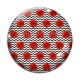 Cabochon Verre - coquelicot