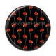 Cabochon Résine - coquelicot