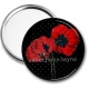 Miroir de poche - coquelicot