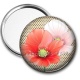 Miroir de poche - coquelicot