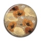 Cabochon Résine - coquelicot