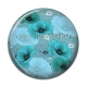 Cabochon Résine - coquelicot