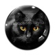 Cabochon Verre - chat