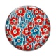 Cabochon Verre - coquelicot