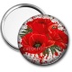 Miroir de poche - coquelicot