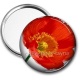 Miroir de poche - coquelicot