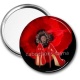 Miroir de poche - coquelicot