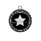 Pendentif Cabochon Argent - Etoile