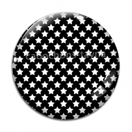 Cabochon Verre - Etoile