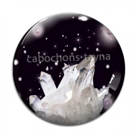 Cabochon Verre - pierre cristal